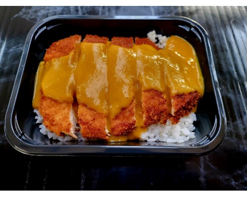 Home made Katsu Chicken curry and rice